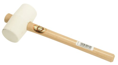 Thor 954w - Mazzuolo in gomma, 7,6 cm, colore: Bianco