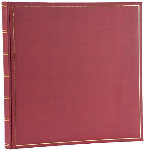 Henzo 1019809 Fotoalbum Champagne weinrt Fotoalbum, Andere, weinrot, 35.0 x 35.0 x 5.0 cm