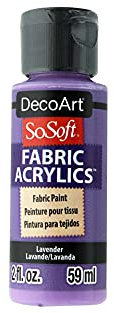 Deco Art SOSOFT-Pintura para Tela, Morado Claro, talla única