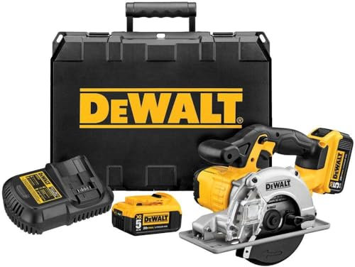 DEWALT DCS373P2 20V MAX Lithium Ion Metal Cutting Circular Saw Kit
