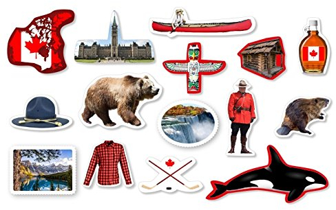 Streuschmuck/Konfetti Kanada in XXL