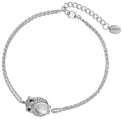 DOOSTI Damen Armband Eule 925 Silber rhodiniert