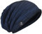Herren Strickmütze Slouch Baggy Skullcap Vintage Wintermütze B5001 (Marine)