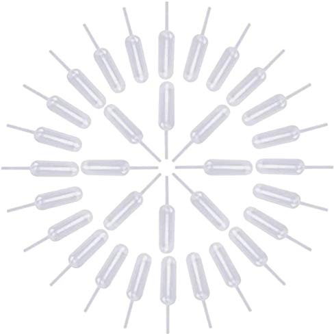 350 Piezas Gotero Líquido, Cuentagotas Pipetas Plástico, Pipetas de Transferencia 4 ml, Pipetas Graduadas, Pipetas Exprimibles para Fresas, Chocolate, Mermelada