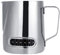Milchkännchen Milk Pitcher 600ml milchkanne edelstahl Milch Aufschäumen Krug mit Temperatur Anzeige für Milchaufschäumer Cappuccino Milchschaum Cafe Art Aufschäumkännchen