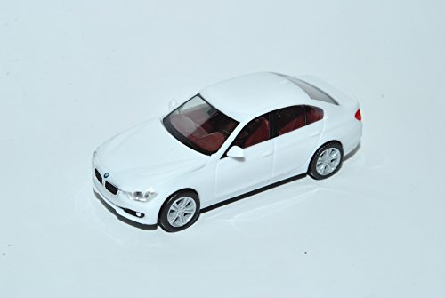 B*M*W 3er F30 Limousine Weiss Ab 2011 H0 1/87 Herpa Modell Auto mit individiuellem Wunschkennzeichen