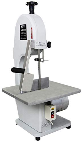 Commercial Bone Saw Bandsaw Butchers Meat Cutting Slicer Frozen Pork Fish Ribs Cut Restaurant Blades Electric Machine
