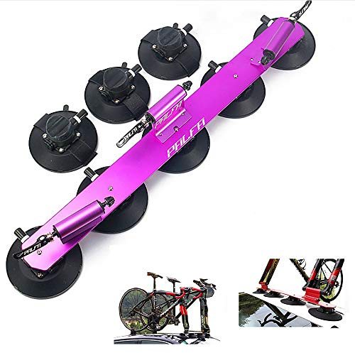 Yajun Top Suction Roof-Top Bike Racks Accessories Bicycle Sustion Cup Roof Rack Cycle Sucker Car Mount bicycle parts,Purple-3