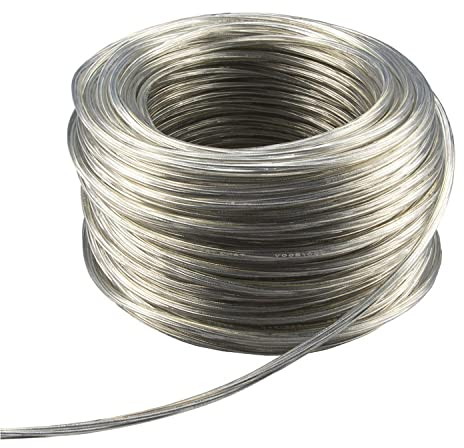 Cavo, 3 x 0,75 mm², rivestimento in PVC trasparente, 1 rotolo = 50 m
