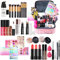 CHSEEO Schminkset Make up Set Cosmetics Schminkkoffer Kosmetik Geschenk Set Concealer Lidschatten Palette Puder Lipgloss Lippenstift Make-up Paletten für Gesicht, Augen und Lippen #4