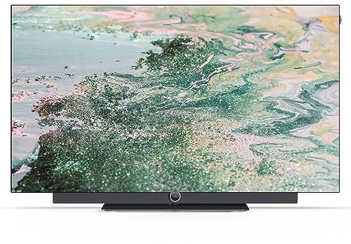 LOEWE Bild i 4K Ultra HD OLED Smart TV, mit Bluetooth, Dolby Atmos & Sprachsteuerung, DTS Play-Fi, UHD-Flachbildfernseher & Fernbedienung, Basaltgrau, 55 Zoll