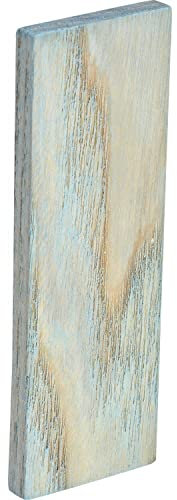 Verglasungsklötze Holz Esche lackiert | Holzklotz 80x24x10 mm | 50 Stück Glaserklötze blau