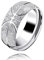 Uloveido Mens Edelstahl Breite 8mm Basketball Fußball Design Ring Cool Hochzeit Band für Ihn (Weiß Größe 17.2)