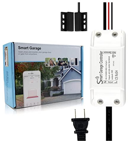 WiFi Smart Garage Door Smart Life App. Telecomando Apri Chiudi Monitor Compatibile Compatibile Home No hub Richiede