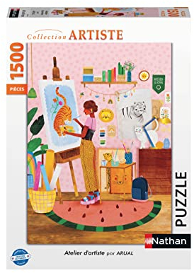 Puzzles Nathan 4005556872978 1500 Teile-Künstlerwerkstatt/Laura Lhuillier Puzzle Erwachsene