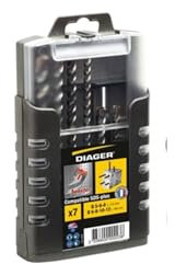 Diager FBA90010 Coffret de 7 forets béton SDS plus-DIAGER-1000U