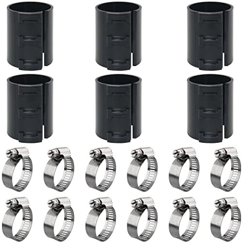 WHYHKJ 6PCS Home Office Desk Chairs Fixing a Sinking Office Chair Cylinder Alternatives Gas Lift with 12PCS Stainless Steel Hose Clamps