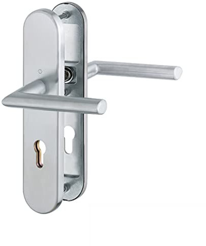 Hoppe Stockholm FS-Beschlag Edelstahl F69 9/72 mm Türgriff Drückergarnitur