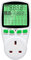 Power Meter With Overload Protection, Energy Cost Meter With Backlit LCD Display, Maximum 3680W,EU,Eu,Bonny369