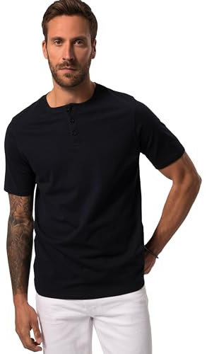 JP 1880 Herren Kurzarm T-Shirt Navy blau 5XL