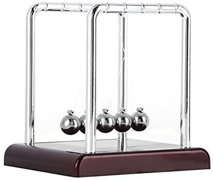 Pendulum Ball Swing Balance Balls | Physics Science Desk Toy | High-Grade Plastic & Sturdy Steel | Stress Relief & Decompression | Ideal for Home or Office Decor