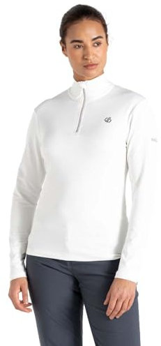 Dare2B Damen Women's Lowline Ii Lightweight Core Stretch Midlayer Pullover, cremefarben, 40