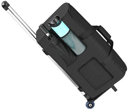 Hounyoln Reisetasche für PartyBox Club 120, tragbarer Party-Lautsprecher, Trolley-Tasche, kompatibel mit PartyBox Club 120 und Zubehör, tragbare Push-Pull-Tragetasche (schwarz)