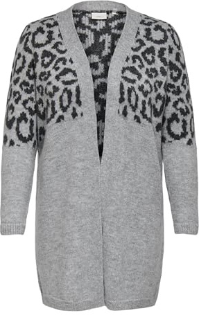 ONLY Carmakoma Damen Carjade Animal L/S Cardigan KNT Noos Carjade Animal L/S Cardigan KNT Noos (1er Pack)
