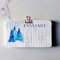 Einpflanzbarer Kalender 2025, 12 x 9 cm, 300 g/m², Saatgut Tischkalender, Samen Pflanzkalender, Pflanzbarer Gartenkalender, Kleine Garten Geschenk für Gartenliebhaber, Wachsender Pflanze (A)