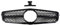 Sport Kühlergrill Vordereinlass-Kühlergrill-Stoßfänger Grill Für W204 C204 S204 C43 Für Benz C 2007-2014 Für AMG Für GT R Diamond Style Tuning Accessoires Auto Kühlergrill(AM Black)