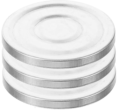 DECOMELODY 3 Stück Aluminium Schminkpfannen Innendurchmesser Lidschatten Kompakte Makeup paletten Unterlage Leicht und Reisefreundlich für Professionelle Schminkbox