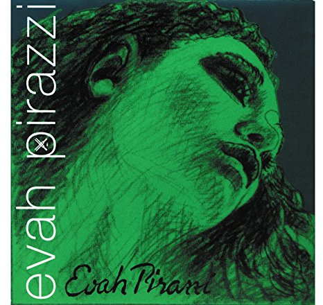 Pirastro Cello Evah Pirazzi Saitensatz, mittlere Stärke, Premium-Stahlsaiten mit feinem, flexiblem Synthetikkern, Ersatzzubehör für professionelle und studentische Cellospieler