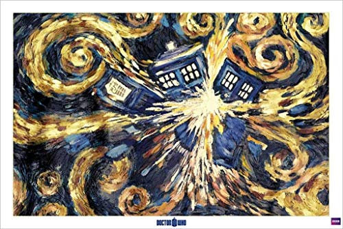 Doctor Who 'Explodierende Tardis' Maxi Poster, 61 x 91.5 cm Mehrfarbig