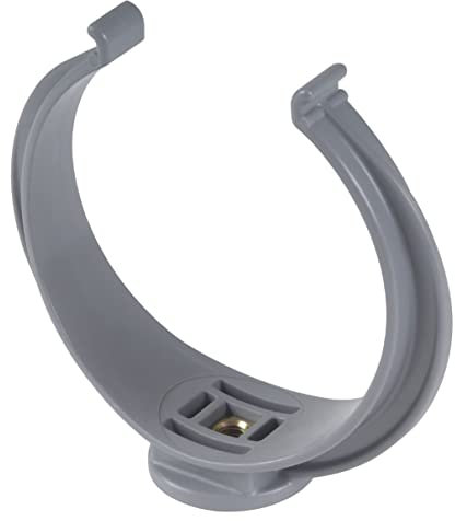 collier lyre - diamètre 80 mm - gris - nicoll co80