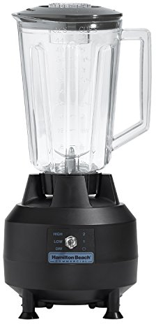 Hamilton Beach HBB908-UK Commercial 2-Speed Bar Blender, 1.25 Litre, 400 Watt, Black