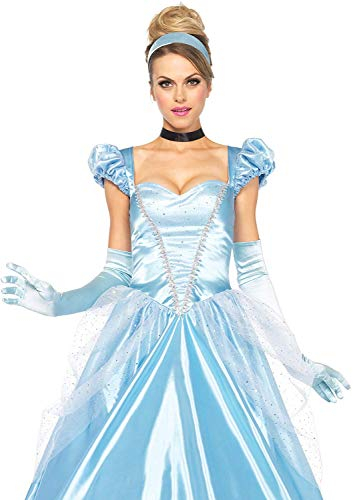 LEG AVENUE Damen Classic Cinderella Kost me, Blau, Medium (EUR 38)