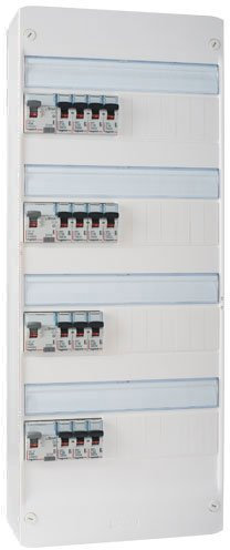 LEGRAND Drivia Tableau électrique pré-équipé auto 4 rangées 4ID 40A 14 disjoncteurs
