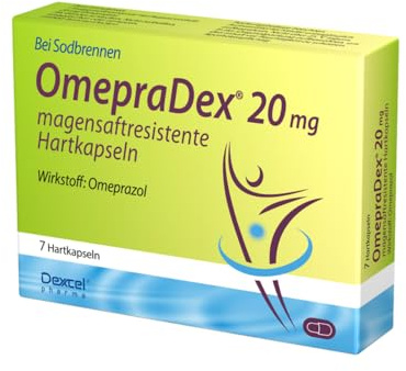 OMEPRADEX 20 mg magensaftresistente Hartkapseln 7 St