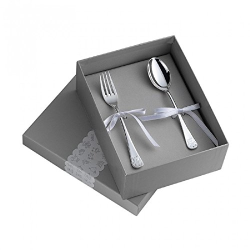 Pedro Durán - Set de 2 Cubiertos Ositos Plata