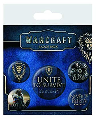 Pyramid International Warcraft The Alliance Abzeichen, mehrfarbig, 10 x 12,5 x 1,3 cm