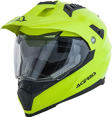 Acerbis Casco Moto Integrale Flip Fs-606 Enduro S, Helmet Uomo, Yellow, XL