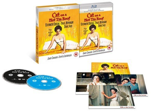 Cat On a Hot Tin Roof UK Premium Collection Blu-Ray + DVD + Digital HD + Ltd Ed Art Cards Region Free