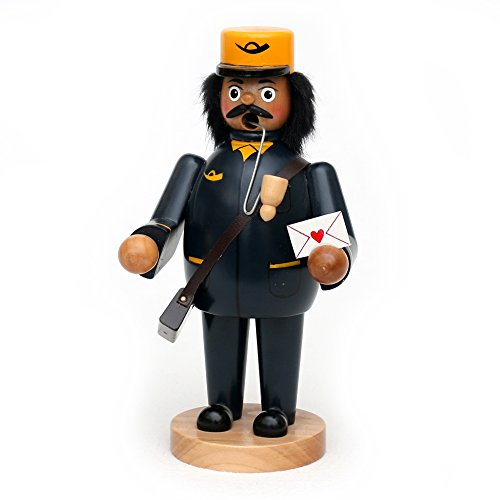 Wichtelstube-Kollektion Räuchermännchen Räuchermann Postbote Postmann Räucherfigur 20cm