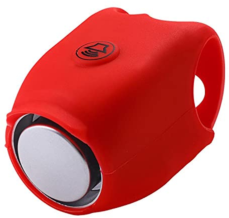 Elektrische Fahrrad Ring Bell Radfahren Glocken Horn Regendicht Fahrrad Lenker Bell für Mountain Road Bike BMX Elektrische Fahrrad(Rot)