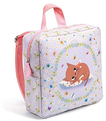 DJECO 50254 Sac à Dos Préscolaire Chat Multicolore (1)