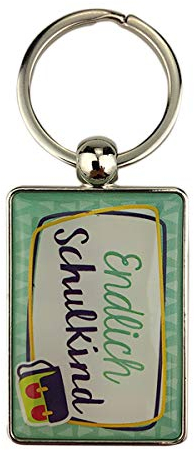 Geschenke für in die Schultüte zum Schulanfang, Anzahl:1er Einzel, Auswahl:Schlüsselanhänger Endlich Schulkind