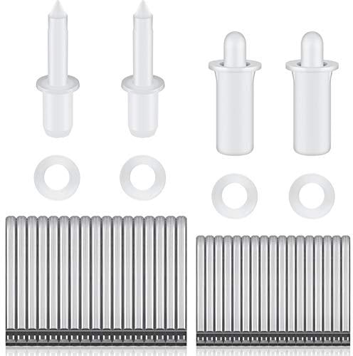 Jetec Repair Plantation Shutters Tool Set Spring Plantation Shutter Louvers Staples Shutter Replacement Repair Pins for Windows Tools Supplies (170 Pieces)
