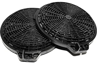 EVAYP / 2x Filtre à charbon actif/Convient pour ELICA - B&Q - CATA - DESIGNAIR - COOKE & LEWIS / 02859394 - CARBFILT4 - ART00801 - CARBFILT4CL pour hottes de cuisine, hottes aspirantes