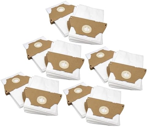 vhbw 50x sacchetto sostituisce Unifit uni-170 per aspirapolvere - in microfibra, 28cm x 21,5cm, bianco