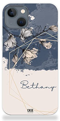 CaseStone Coques de téléphone personnalisées pour Apple iPhone – Design personnalisé fabriqué au Royaume-Uni – Excellent cadeau pour la Saint-Valentin, un anniversaire, Noël, une occasion (iPhone 13